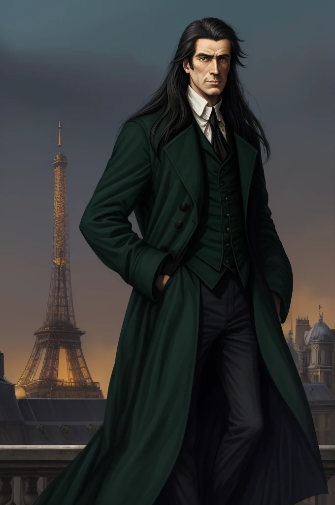 highest quality, masterpiece, high resolution,，（jacques hébert），french，french revolution politician，（french cityscape_background...