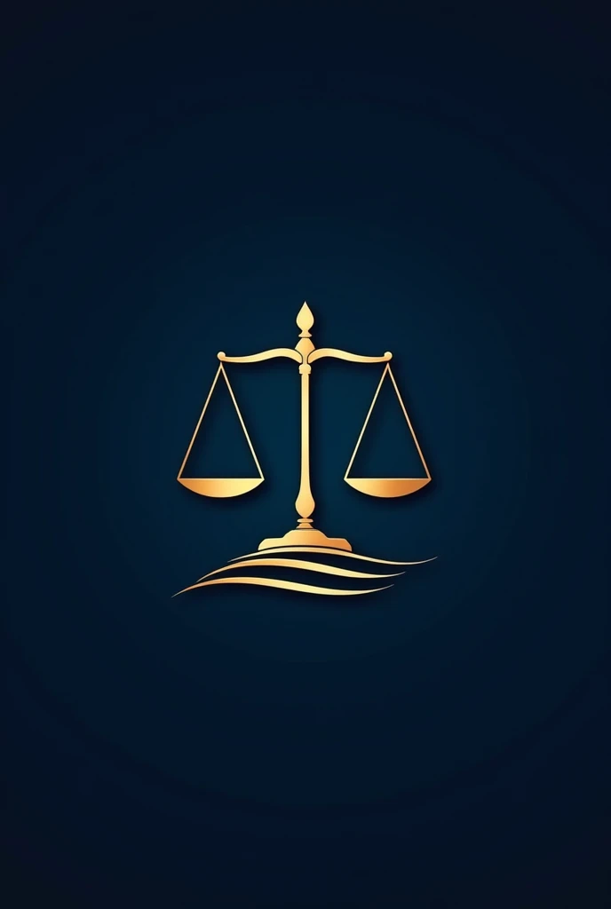 Law firm logo representing capable, intelligent and honest lawyers, scale of justice 