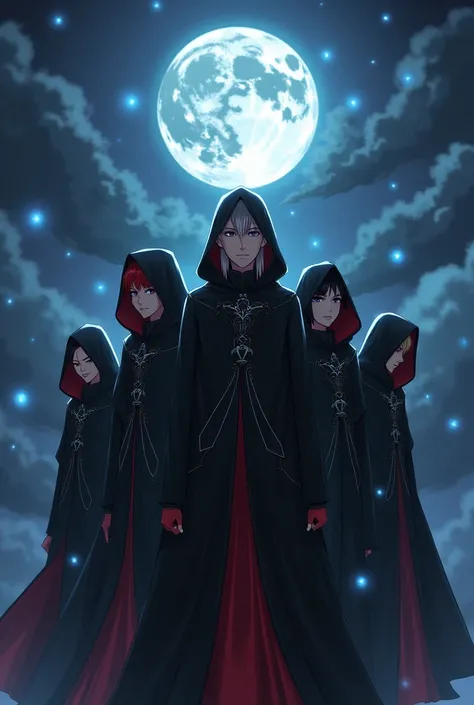 Draw the Organization XIII from Kingdom Hearts