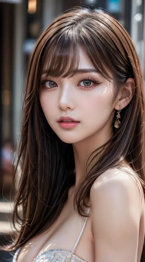 (High resolution、uhd、realism、ultra-complex detailed photorealistic photos)、extremely absurd ultra-high-quality details、(((Upper Body Shot:1.45))、(((Completely detailed real eyes、skin、hair)))、1girl、beautiful detailed facial features、Beautiful detailed eyes、...