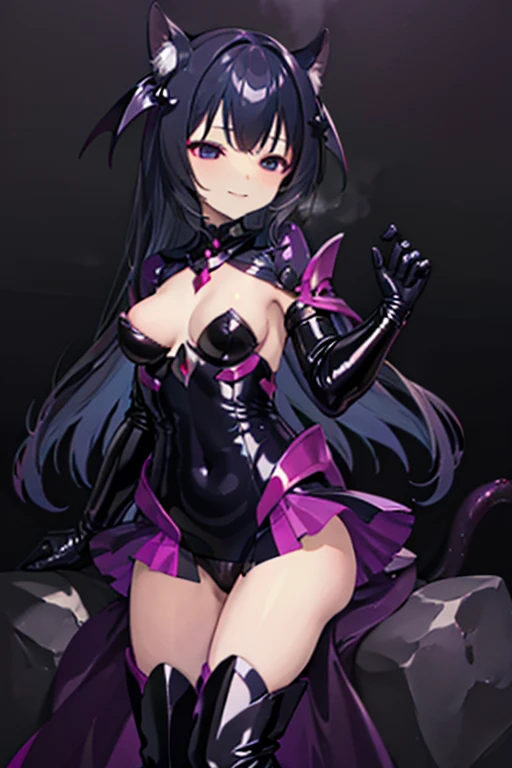 Ultra-high resolution, Ultra-high resolution, Ultra-high resolution, Ultra-high resolution, Fallen woman、 Tentacles growing from the uterus、work for evil. （high quality）Full Body Stockings. Transparent stockings. Long black gloves and boots. Slave costume....