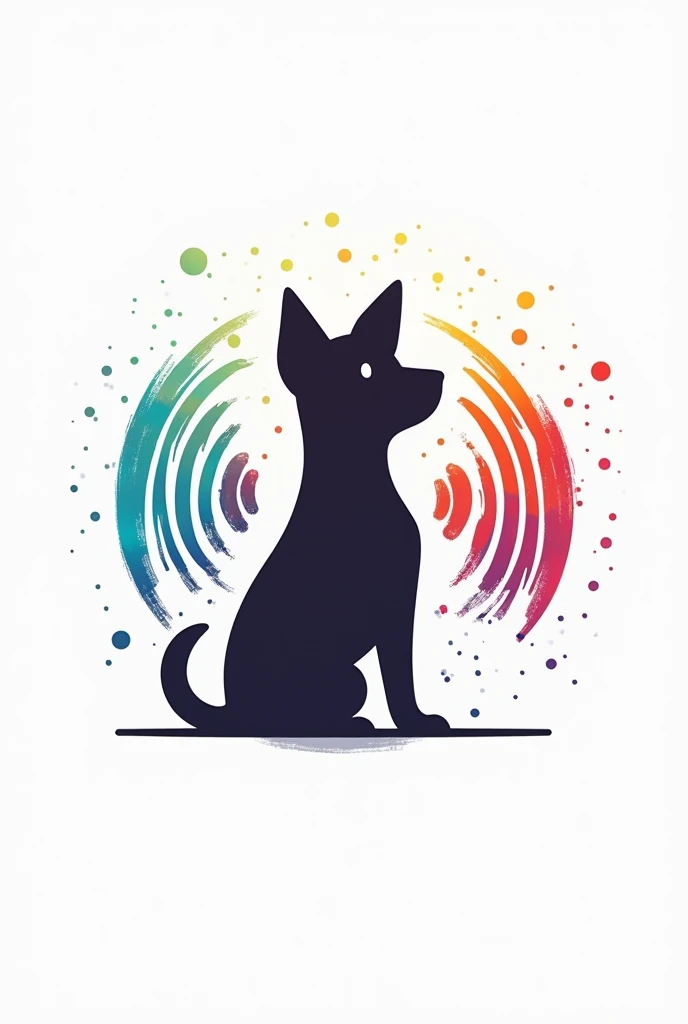 Audiovisual production logo that includes a dog