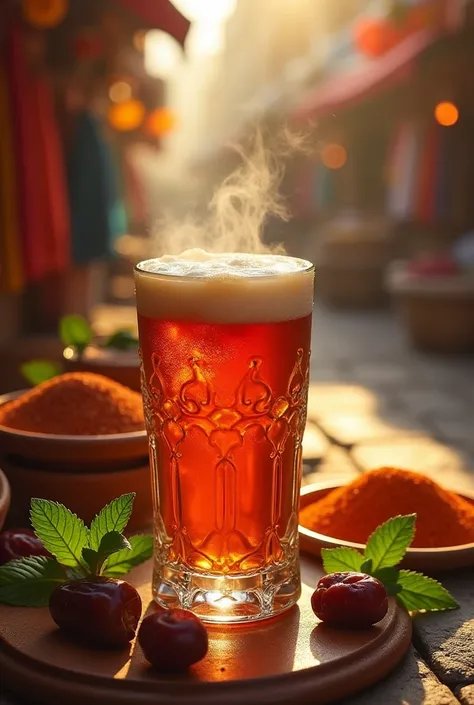 Create an image of an Arabic Tamarind drink
