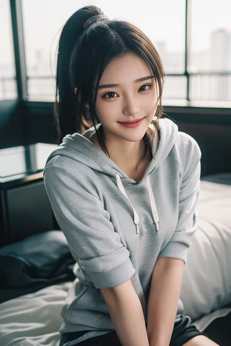 (A 20-year-old Japanese slender beautiful girl), (Small breasts:1.5,)solo, (masterpiece, High resolution, High detail, Highest quality, Very detailed, Ultra high definition, Textured skin,Reality), ((Ray Tracing,Portrait Photography)), Cinematic light effe...