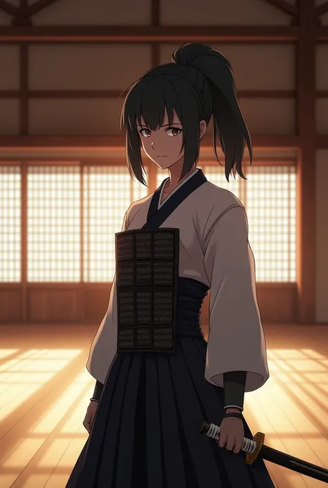 Minami Hamabe in her kendo uniform、Wearing a torso。