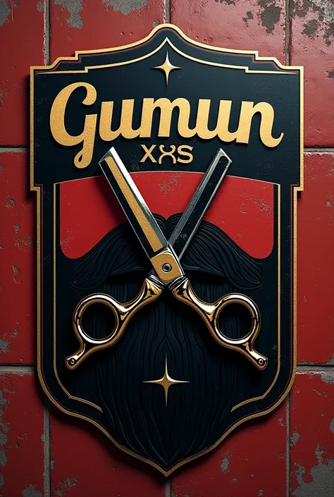 Logo barbershop Gumun