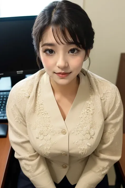 Japanese woman dressed as an office lady、
(((masterpiece))), ((Highest quality)), ((Intricate details)), (((超Realisticな)), irrational solution, Near and far, Very detailed, Realistic, one person&#39;s,Perfect hands, Detailed fingers, Beautiful and detailed...