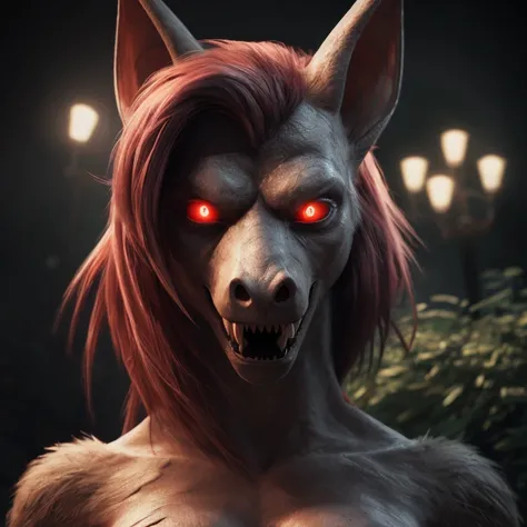 evil smile ,sharp jawline:1,4, Fluttershy High quality, detailed rendering: 1.5), HQ vampire demonic bat-pony hybrid , Veiny and yellow fur(s2), Masterpiece: 1.5, Realistic yellow fur vampire, Detailed Texture, yellow fur and Veiny, Vegetation Surrounding,...