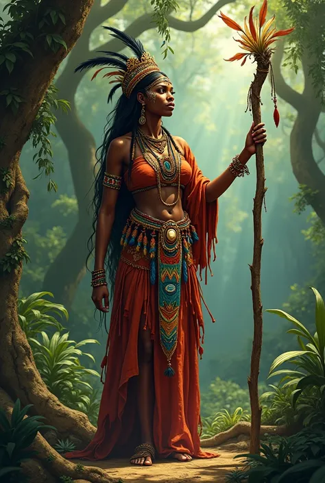 witch docktor african woman