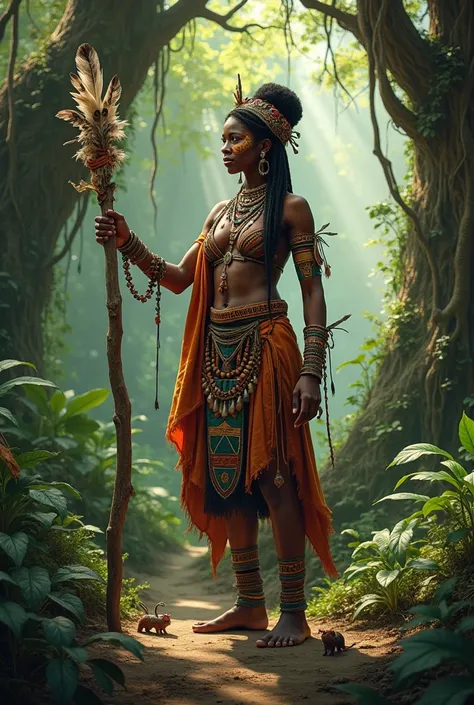 witch docktor african woman