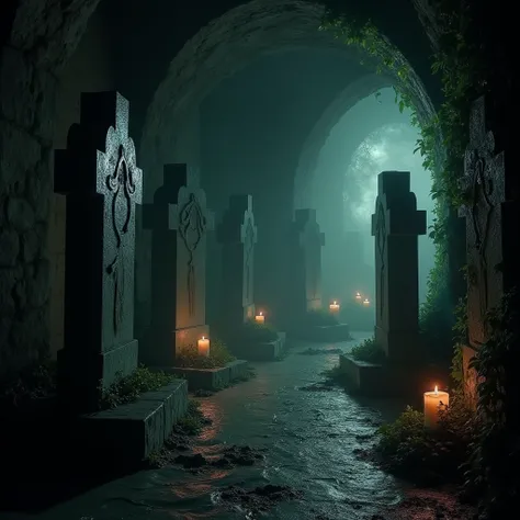 Crypts of Despair, where lost souls cry