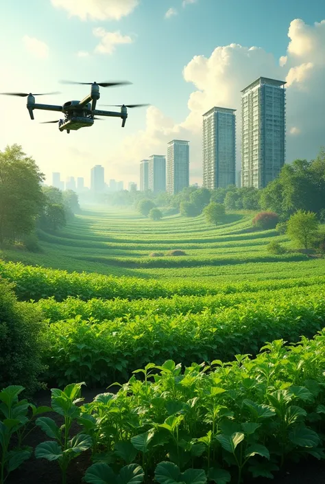 Advanced technology used in future agriculture in developed India