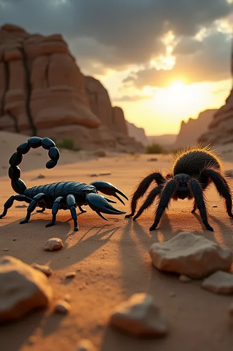 Scorpion vs tarantulas