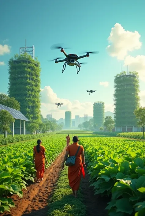 Modern technology used in Indian agriculture in the future with advanced technology 