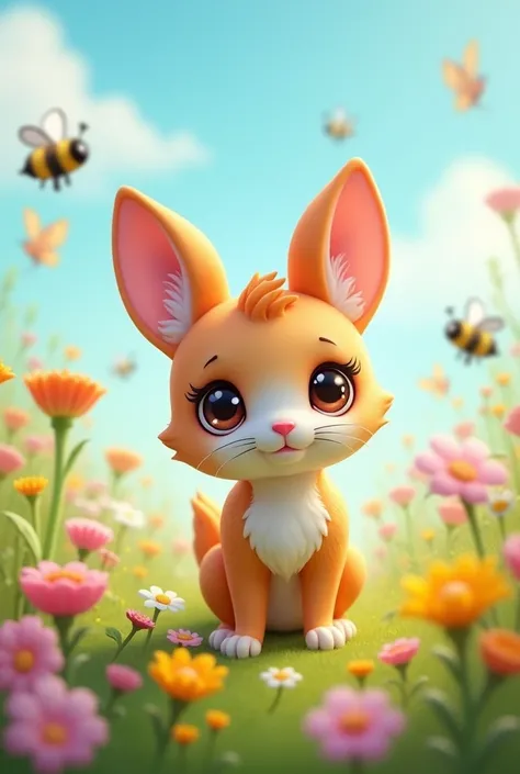 Littlest pet shop cat rabbit  hybrid 