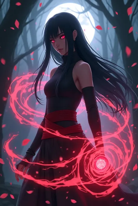 izumi uchiha using genjustu
