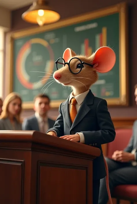 Topo Gigio, a fictional character disguised as an economist