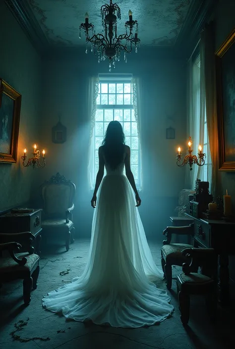 with each episode focusing on a different room in the mansion or a particular ghostly encounter, building up to the final confrontation with Evelyn Black.