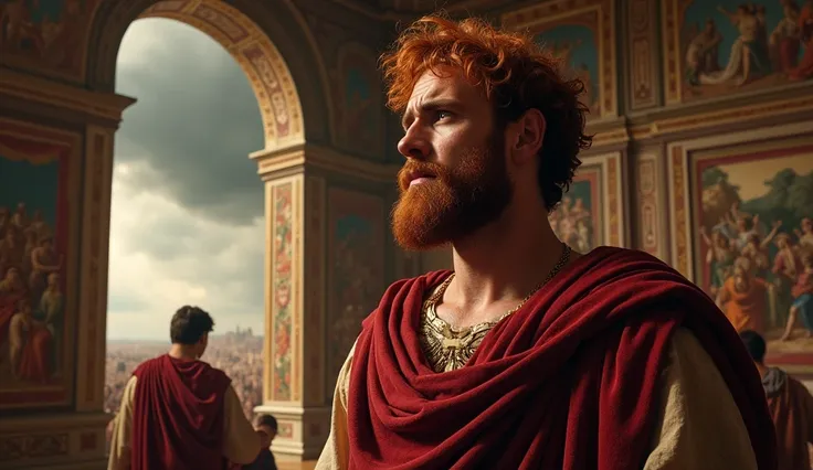 biblical history: King David, who was red-haired, knew what had happened, got angry