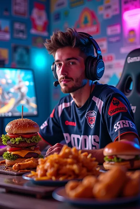 pro gamer burger wing  


