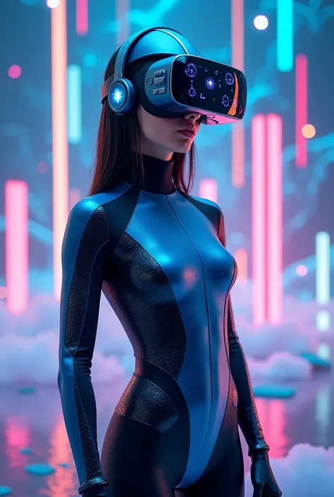 Make a character that can represent virtual reality headsets