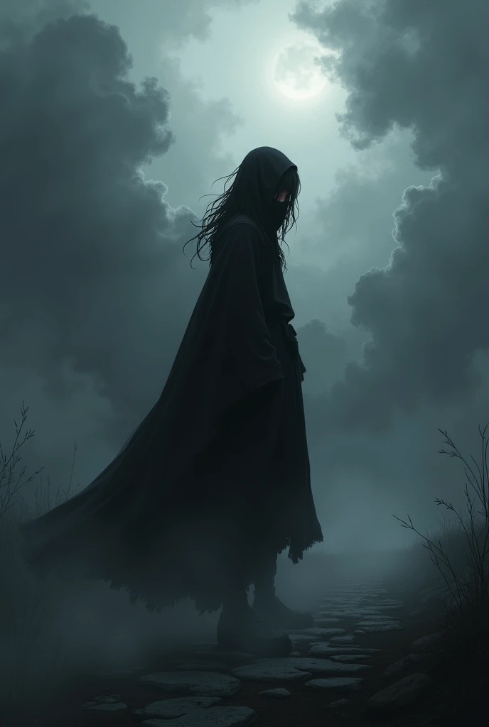 Here is the combined prompt:

"Shadows define me, darkness is my solace, black as my soul, grey skies and dark eyes, lost in the shadows, my heart is a void, darkness fuels my soul, in the shadows I thrive, black as the night, cold as the stone, embracing ...