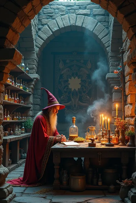 Pharmacy in the Middle Ages Castle Potions 