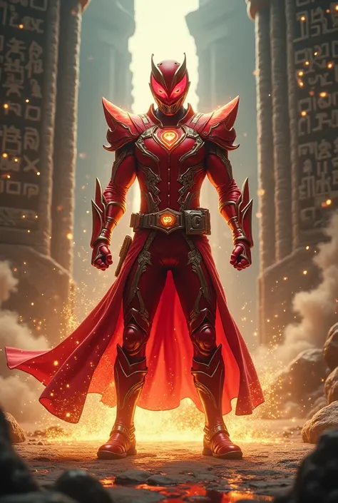 kamen rider power ranger red wizard