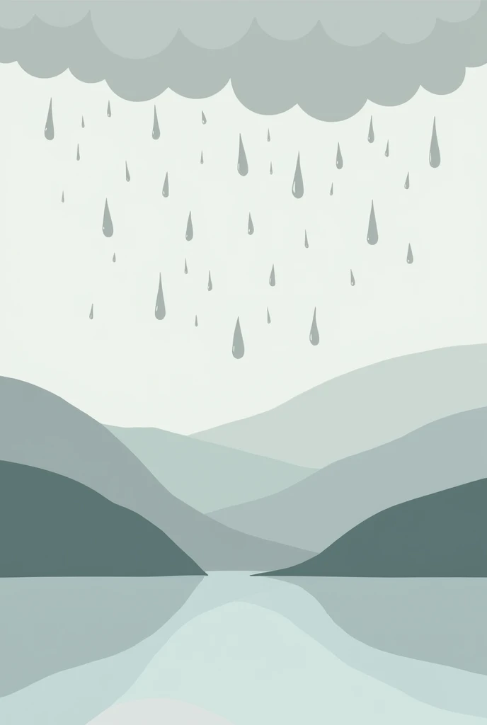 rain clipart without people and flowers