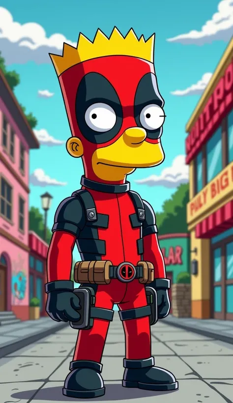 Bart simpson deadpool costume