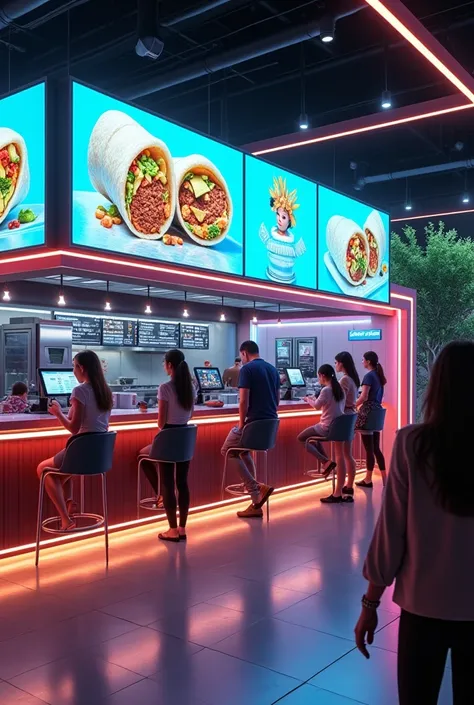 FAST FOOD IDEAS IN THE FUTURE WHAT A FAST FOOD AREPA WOULD LOOK LIKE IN THE FUTURE