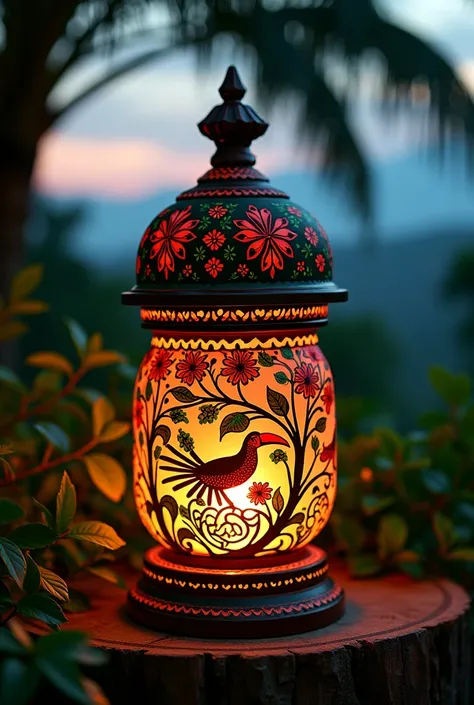 create a lantern that is related to the identity of the Costa Rican