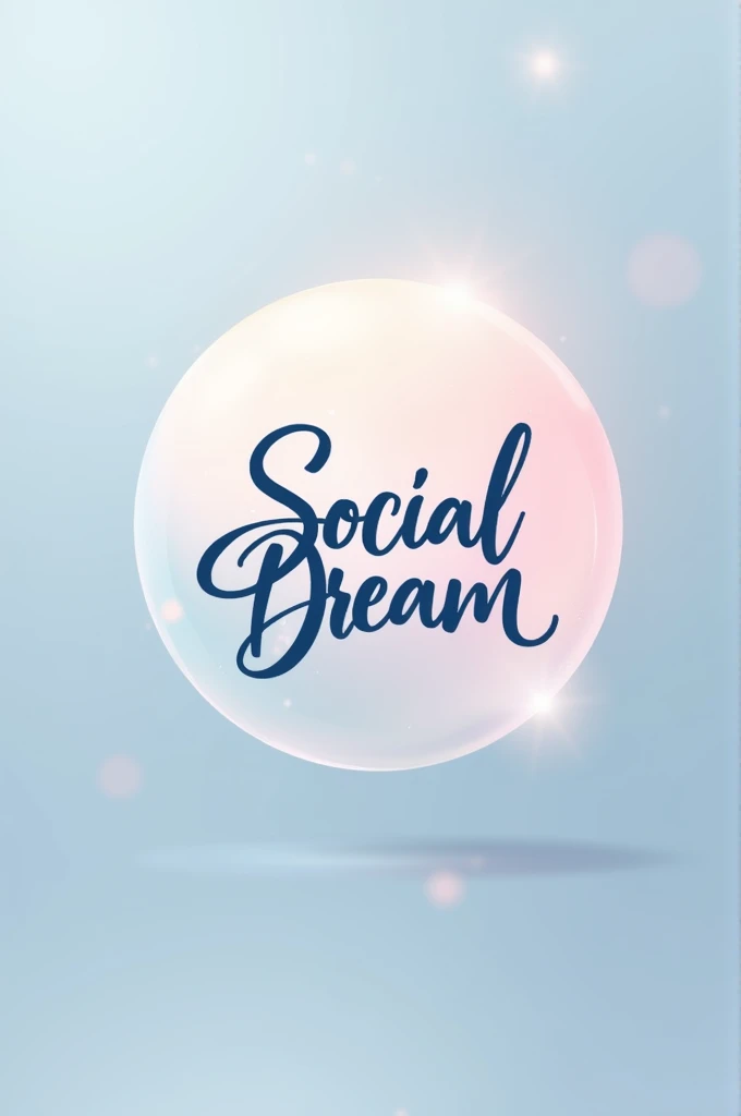 Create me an image of a logo on which is written social dream with an abbreviation of the word social dream in SD