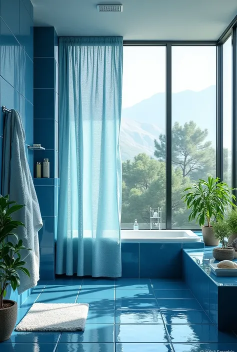 Blue is a popular choice for bathrooms, evoking the cleanliness and freshness of water. Blue tiles or accessories like towels and shower curtains can transform your bathroom into a refreshing and serene space..