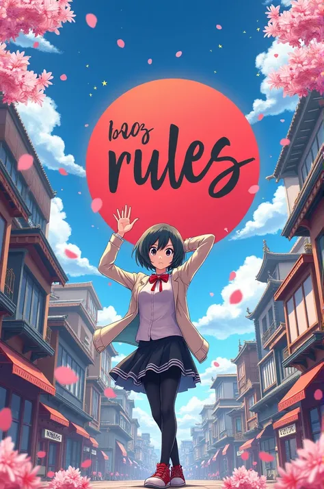 Create a rules banner for me, about anime