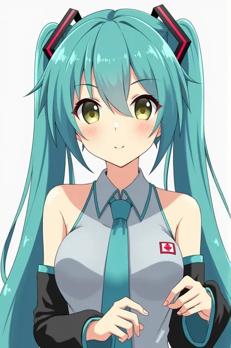 Miku is busty.