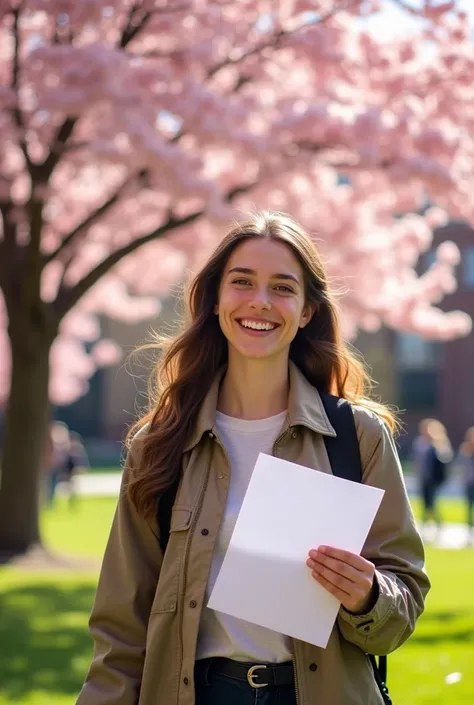 　University Acceptance　cherry blossoms　Young