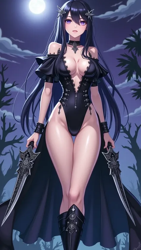 Gothic anime girl with big ass ninja sexy hot