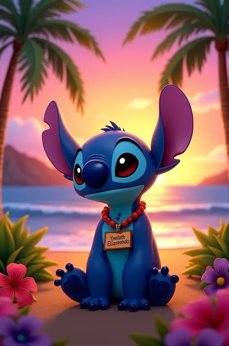 Stitch with name Yamileth Elizondo