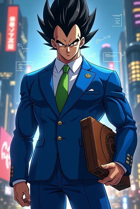 Saiyan in salesman clothes
