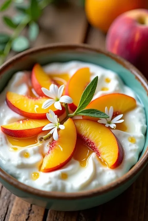 soursop and peach red fruit yogurt




