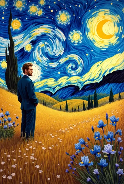 Mixture of van Gogh and Leonardo da Vinci 