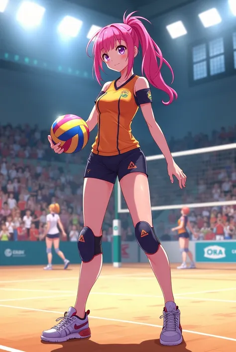 Chica anime volleyball player