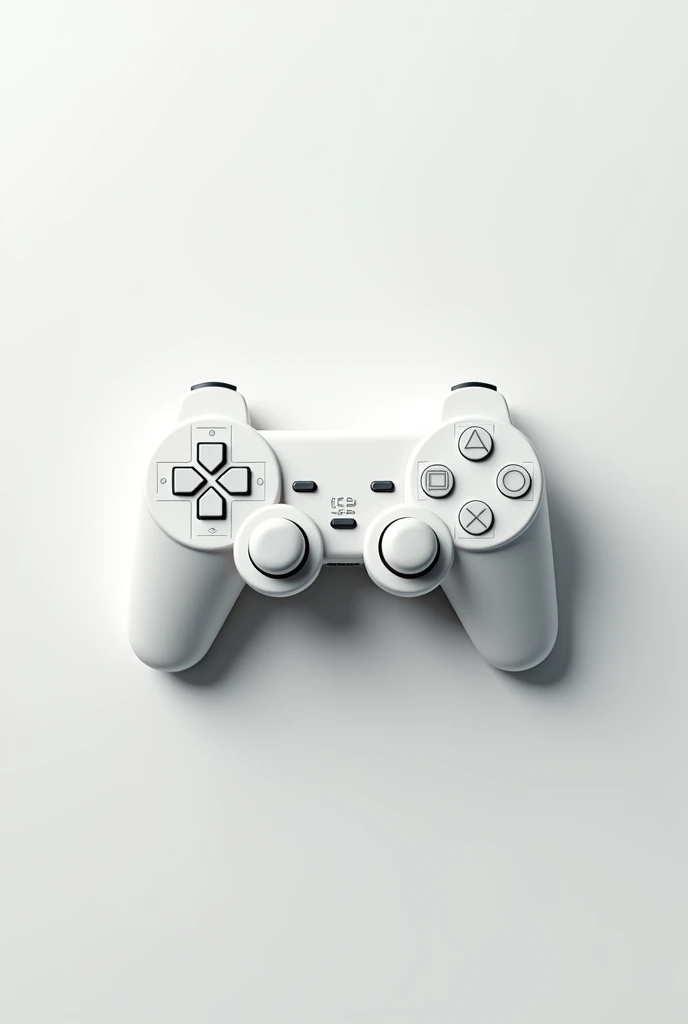 Create a white icon based on a play station 2 controller