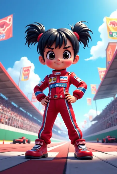 ANIMATED PUCCA with f1 clothes

