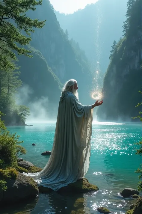 Merlin was doing conjures in the waters