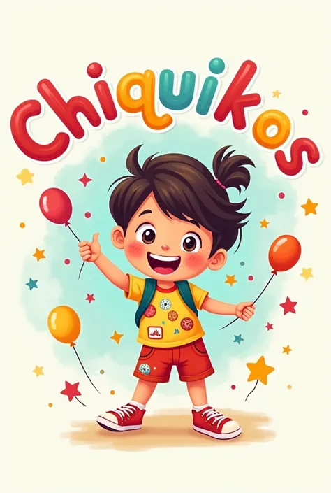 Logo of a child with the name Chiquikos kids
