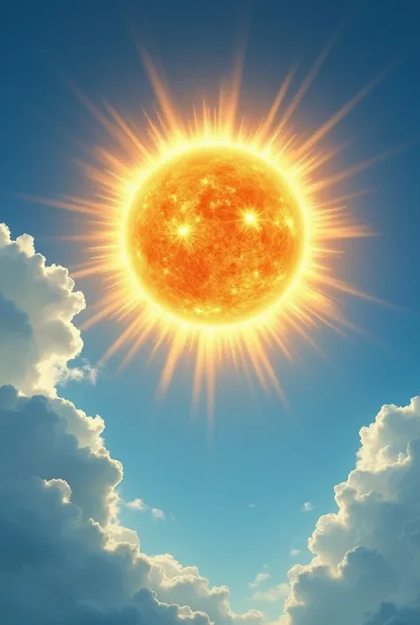 A realistic sun