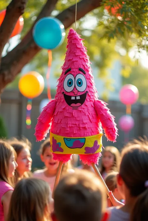 Generate me a piñata of patricip dd good sponge chida