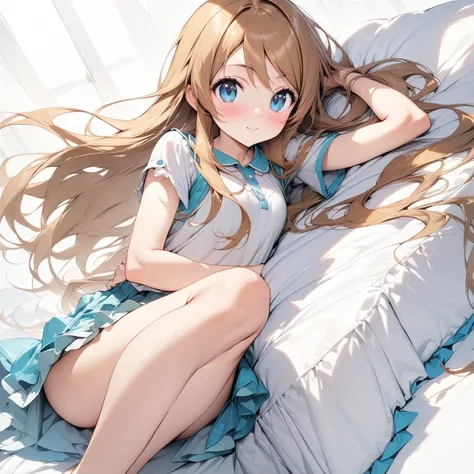 (masterpiece),(Highest quality),High resolution,(Very detailed),(Best illustrations),(White Room),(White background),(so beautiful),Perfect limbs,
(Kirino Takasaka), kirino kousaka, My Little Sister Can&#39;t Be This Cute, Blonde, Long Hair, Hair Clip, Gre...